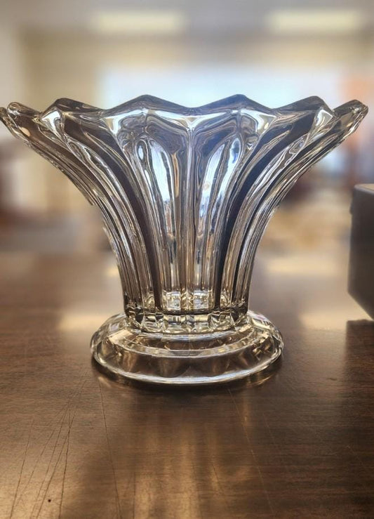 Flared Glass Vase Antique