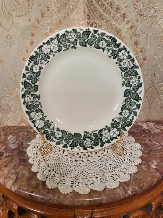 Royal China Underglaze "Old English Green" Dinner Plate - 10" K52