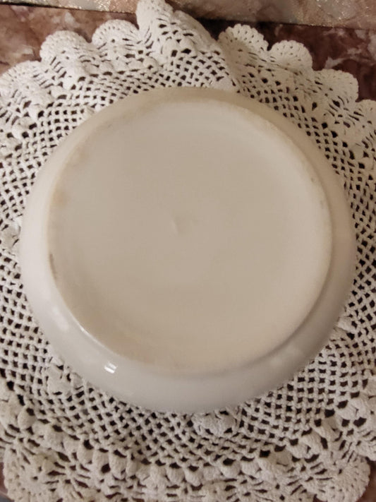 Royal China Underglaze "Old English Green" Sugar bowl with lid