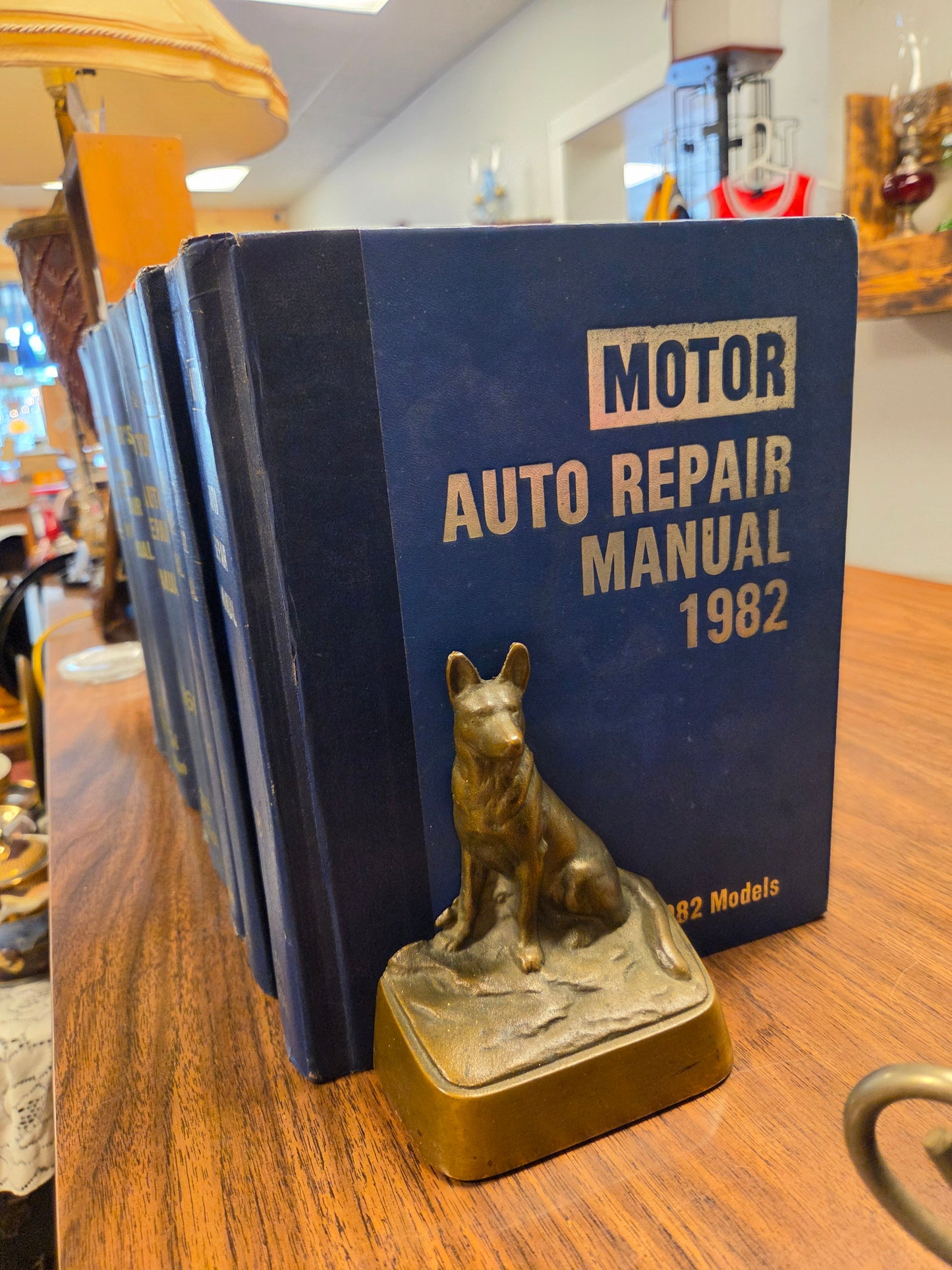 Vintage Motor's Auto Repair Manuals - 8 Books 1935-1982 Mechanics Reference Hard Cover