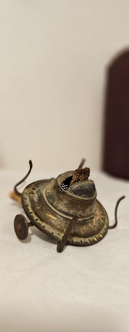Antique Oil Lamp