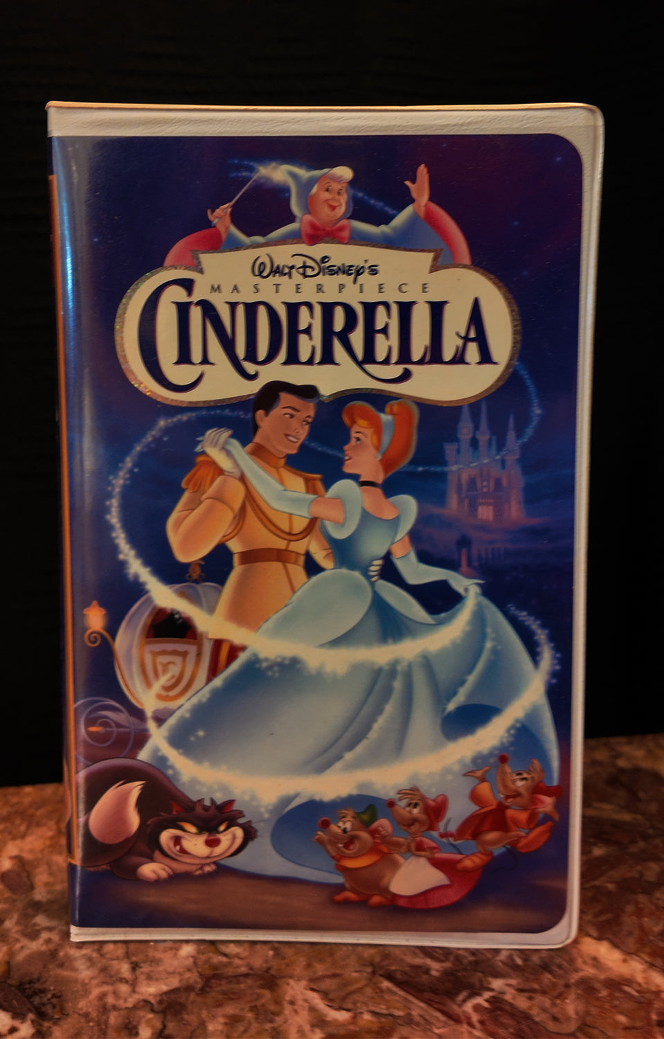 Disney Cinderella I & II VHS Lot Masterpiece Collection Dreams Come True Clamshell
