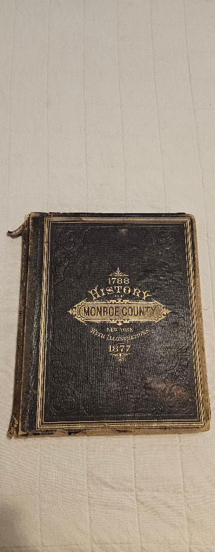 1788 History of Monroe County NY With Illustrations 1877