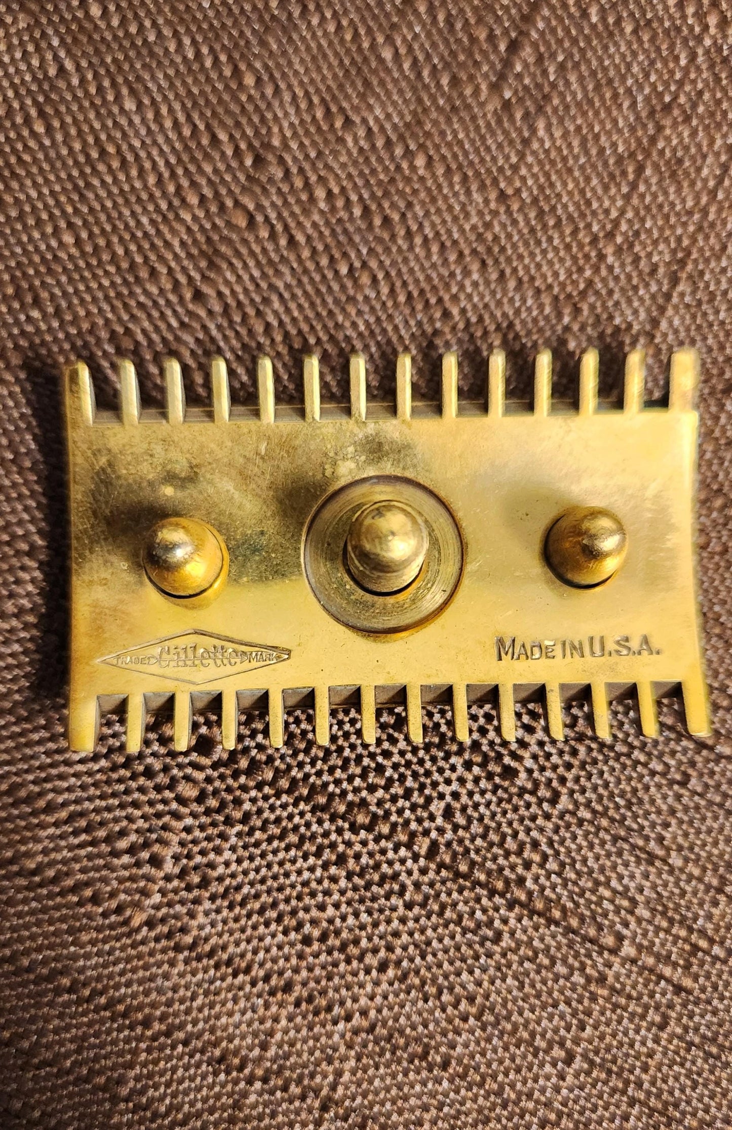 Never Used Vintage Gillette Double Edge Razor Complete Set in Case
