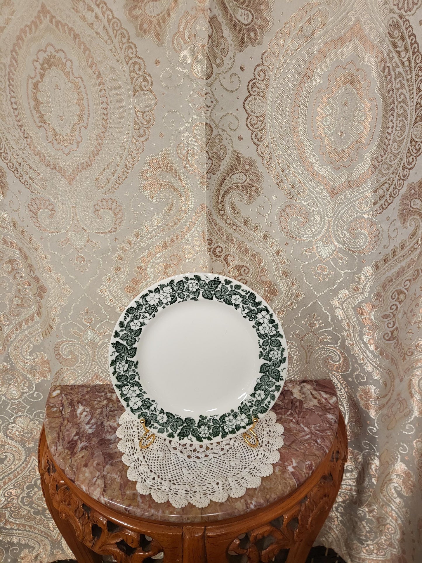 Royal China Underglaze "Old English Green" Dinner Plate - 10" K52