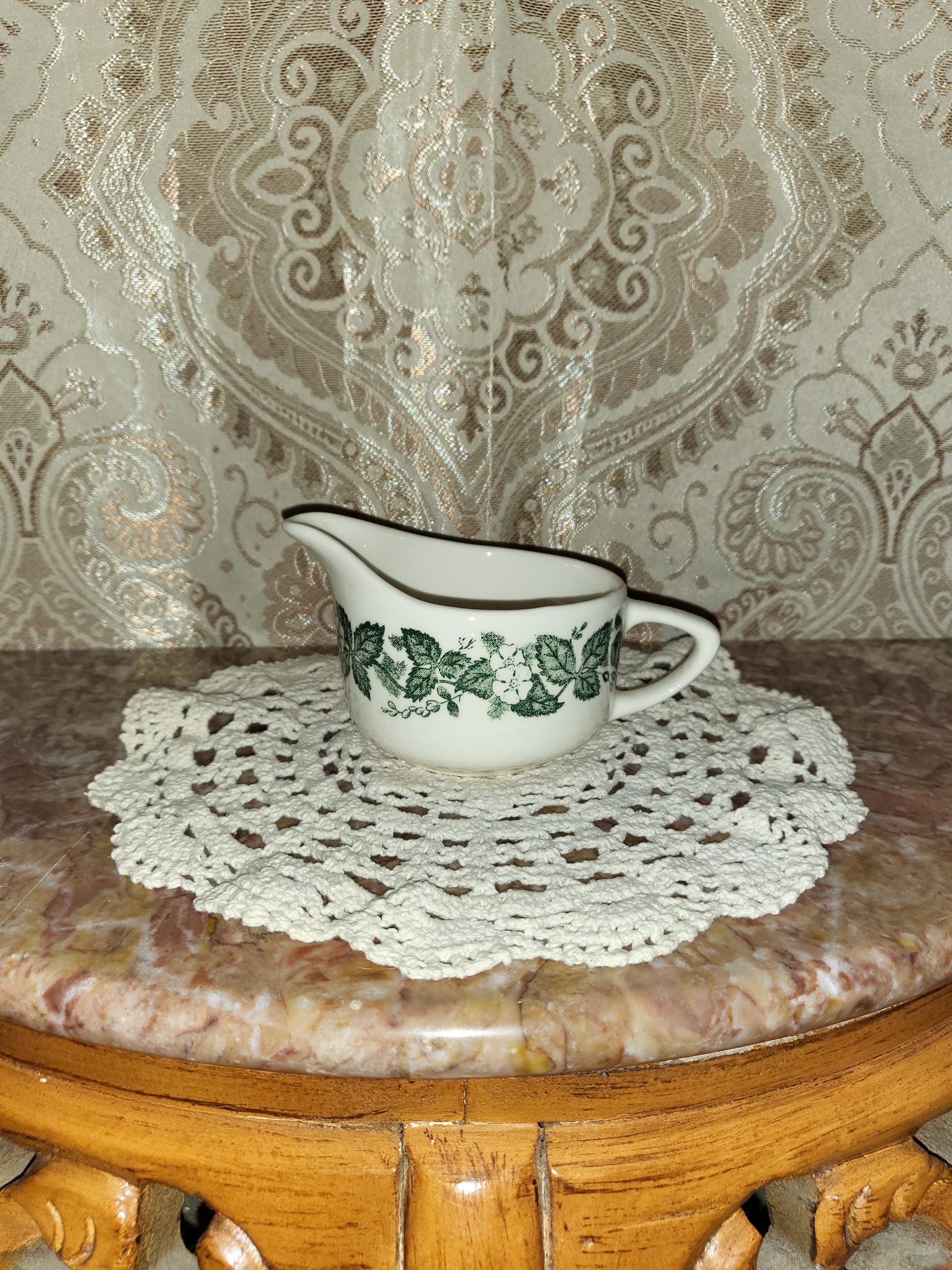 Royal China Underglaze "Old English Green" Creamer