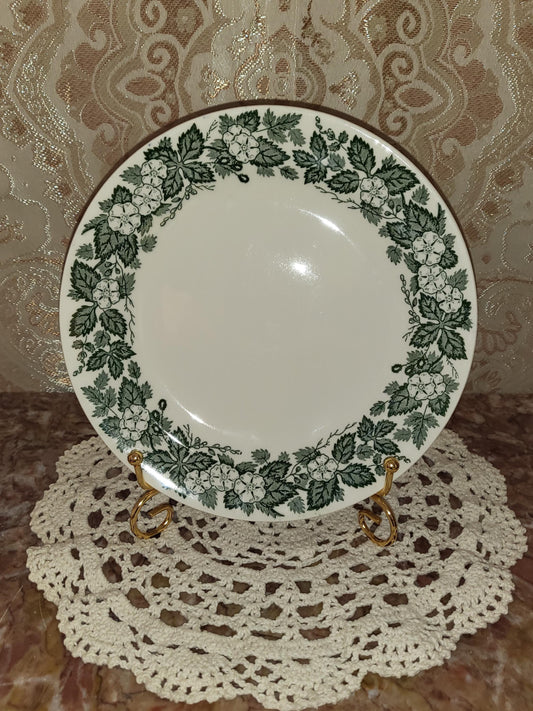 Royal China Underglaze "Old English Green" Lunch Plate 7"