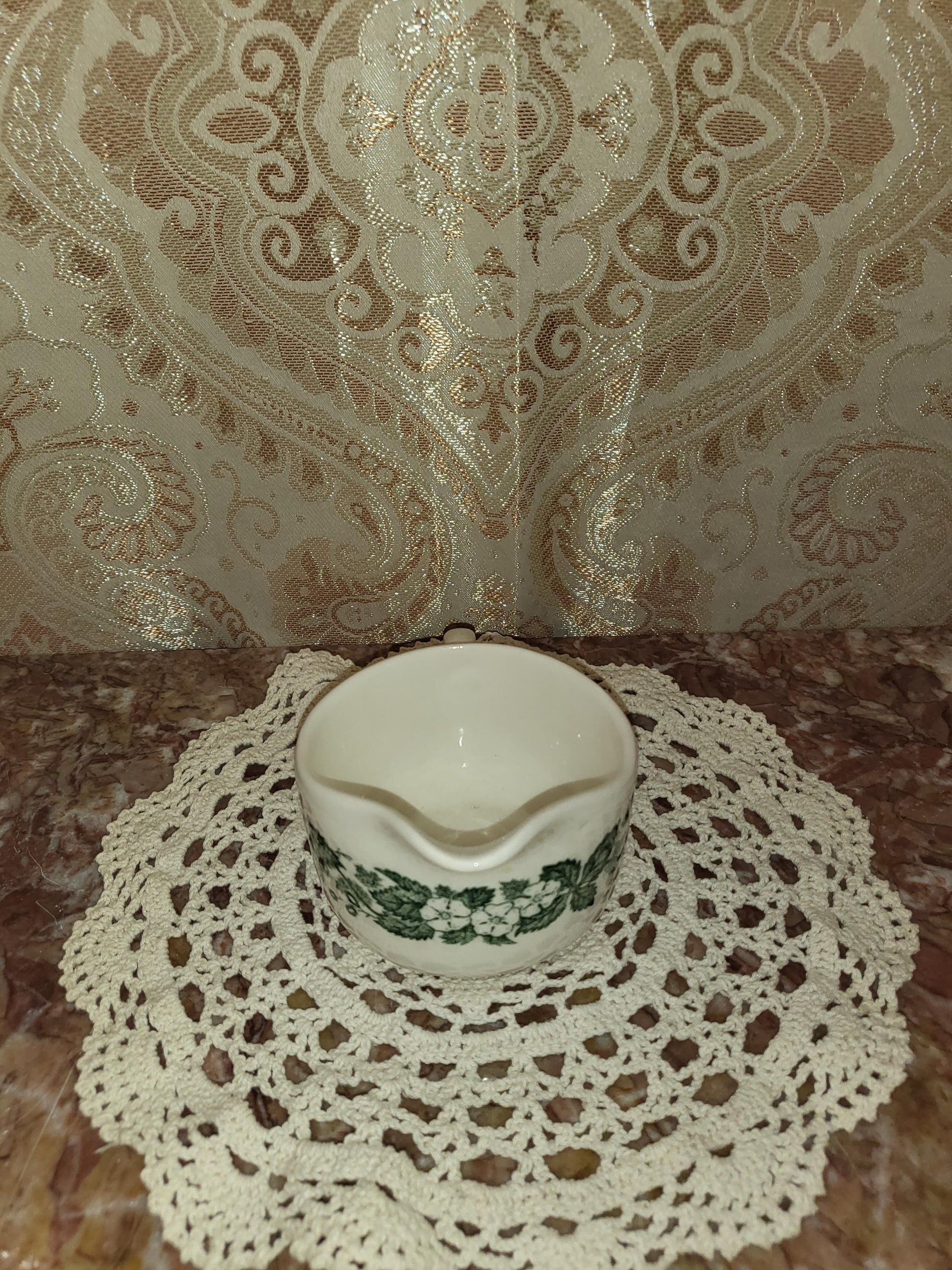 Royal China Underglaze "Old English Green" Creamer